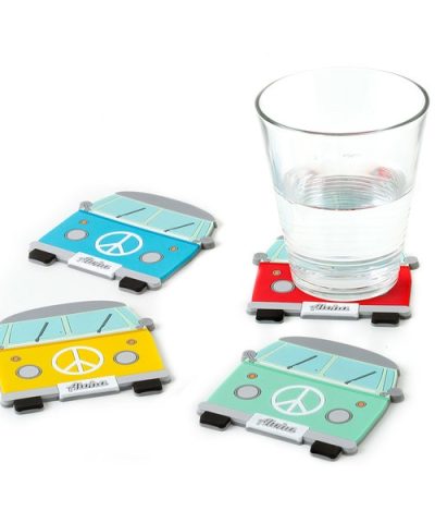 Glasuntersetzer / VW Bulli