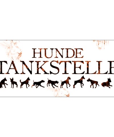 Metallschild / Hundetankstelle