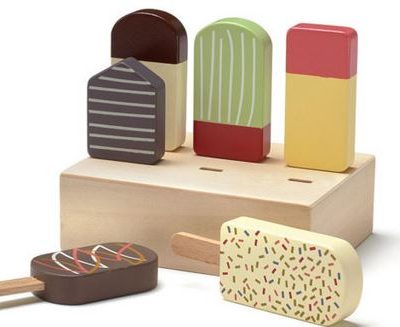 Holzspielzeug / Eis am Stiel