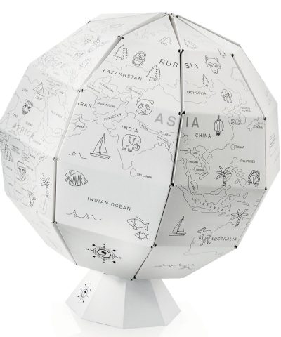 Globus aus Papier