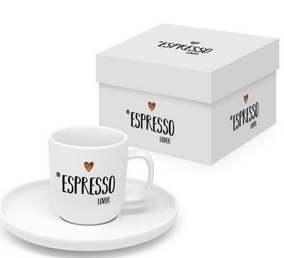 Espressotasse im Geschenkkarton