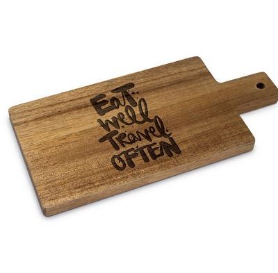 Holzbrett / Eat well