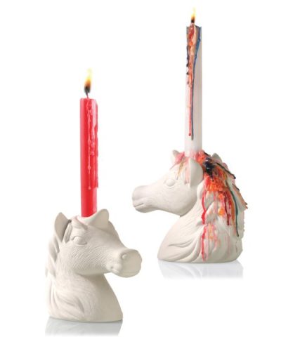 Kerzenhalter Einhorn