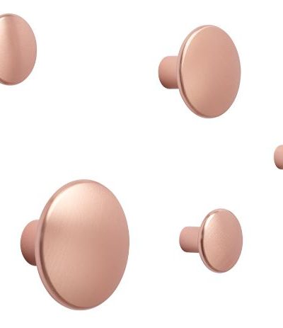 Wandhaken Dots 5er Set metall