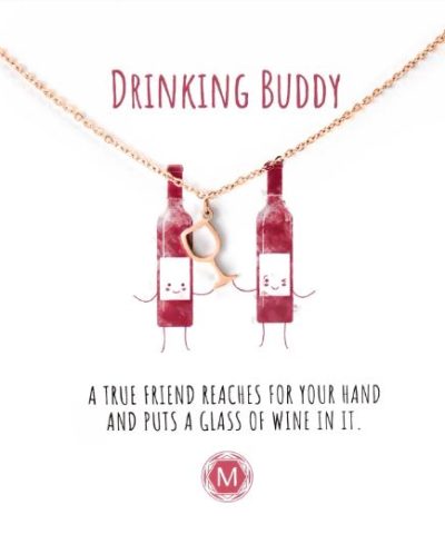 Halskette Drinking Buddy / Roségold
