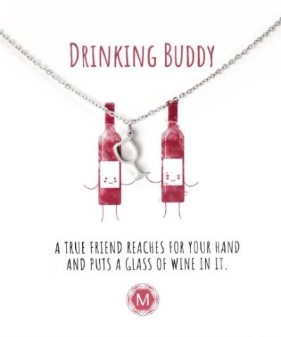 Halskette Drinking Buddy / Edelstahl