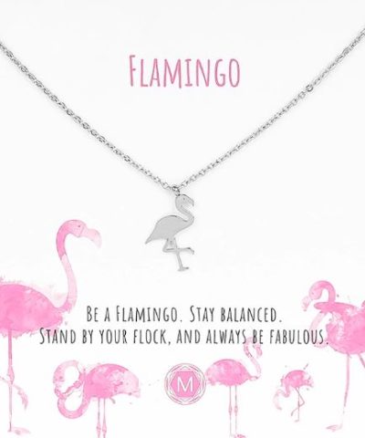 Halskette Flamingo / Edelstahl
