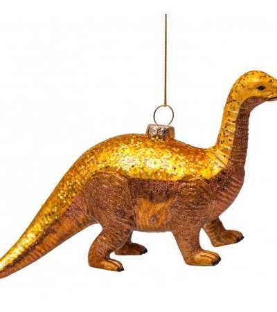 Baumschmuck / Dino Gold