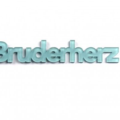 Acrylschriftzug / Bruderherz