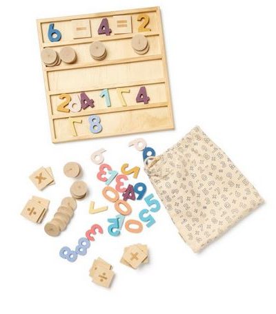 Holzspielzeug / Rechentafel