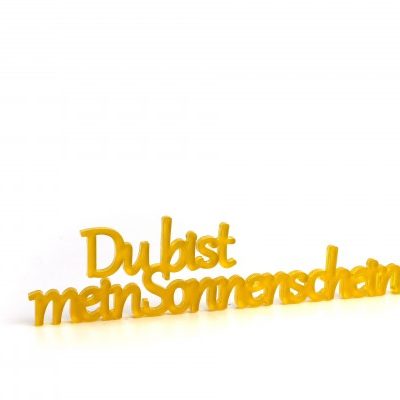 Acrylschriftzug / Du bist mein Sonnenschein