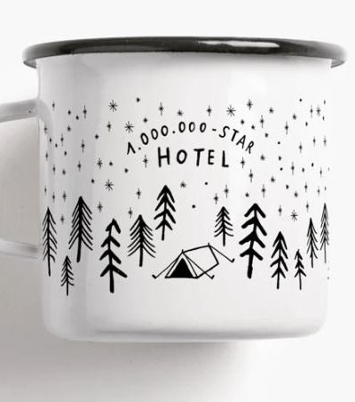 Emaille Becher / 1.000.000 Star Hotel