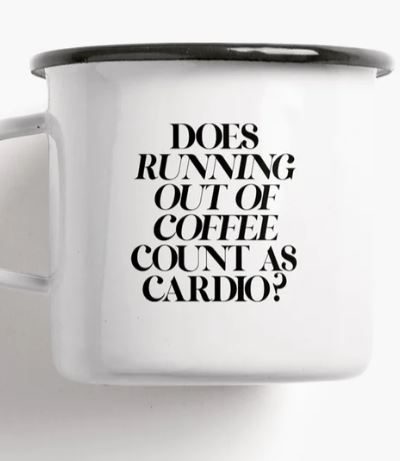 Emaille Becher / Cardio