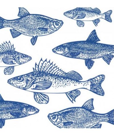 Servietten / Graphic Fishes