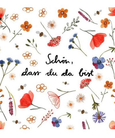 Servietten / Schön dass du da bist