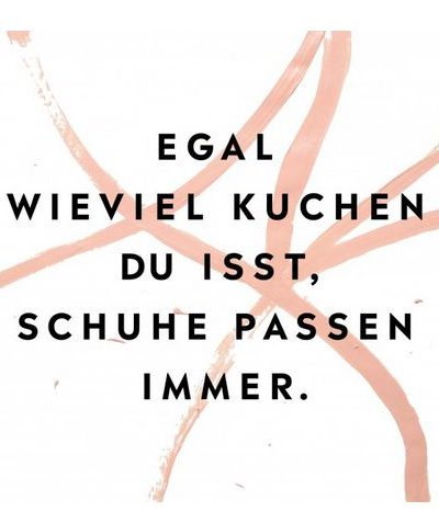 Servietten / Schuhe passen immer