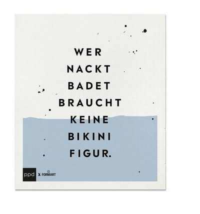 Spüllappen / Bikinifigur