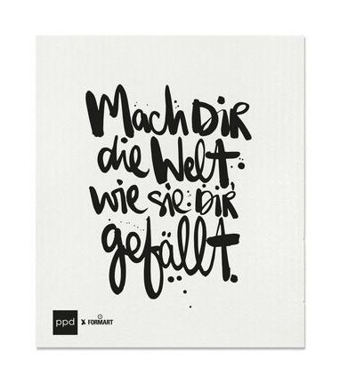 Spüllappen / Mach dir die Welt...