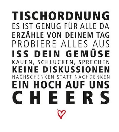 Servietten / Tischordnung