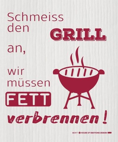 Spüllappen / Fett verbrennen