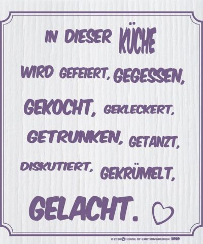Spüllappen / In dieser Küche