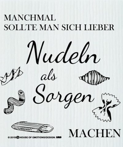 Spüllappen / Nudeln machen
