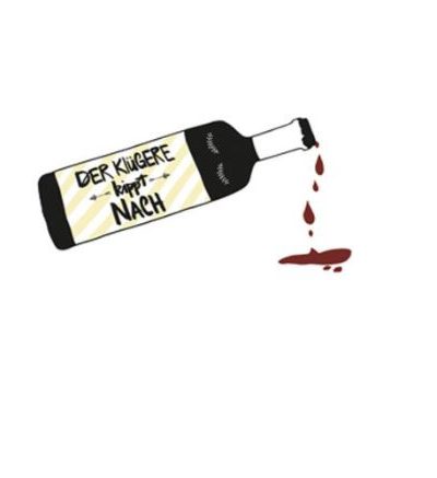 Servietten / Der Klügere kippt nach