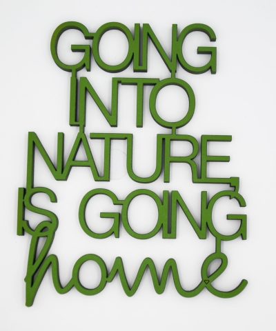 Holzschrift / Going into Nature...
