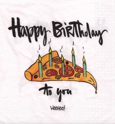 Servietten / Happy Birthday