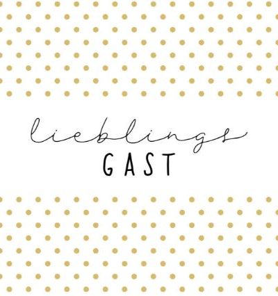 Servietten / Lieblingsgast