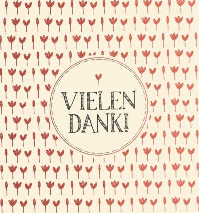 Servietten / Vielen Dank