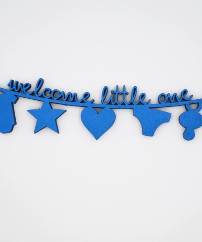 Holzschrift / Welcome little one