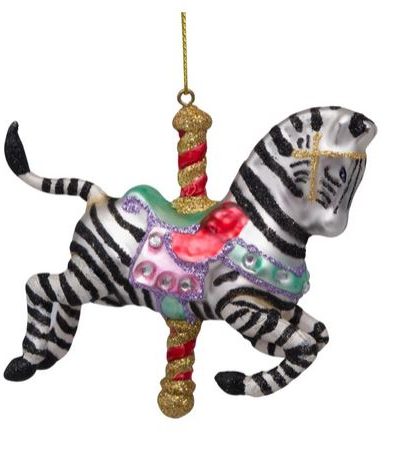 Baumschmuck / Karussell Zebra