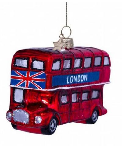 Baumschmuck / Doppeldeckerbus London