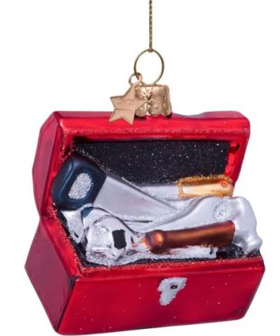 Baumschmuck / Werkzeugkiste