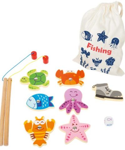 Holzspielzeug / Fische angeln