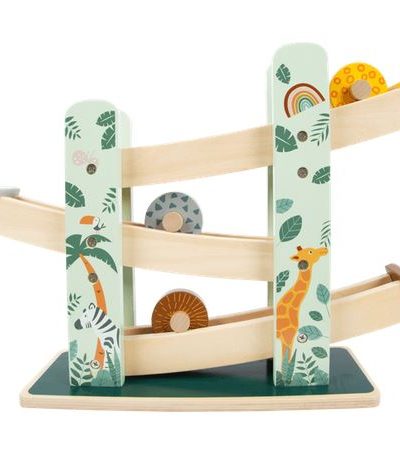 Holzspielzeug / Kugelbahn Safari