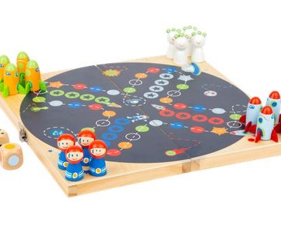 Holzspielzeug / Mensch ärgere dich nicht Space