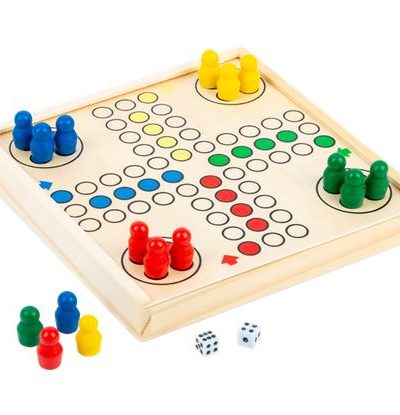 Holzspielzeug / Mensch ärgere dich nicht To Go