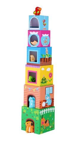 Holzspielzeug / Stapelwürfel