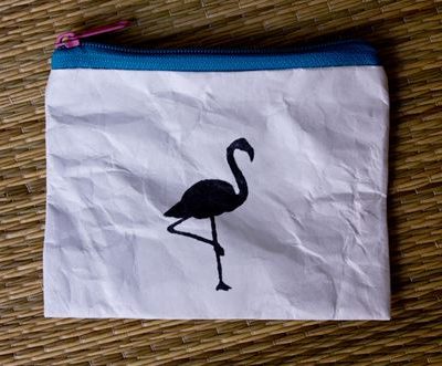 Motivtäschchen / Flamingo groß