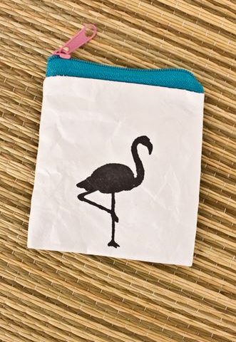Motivtäschchen / Flamingo klein