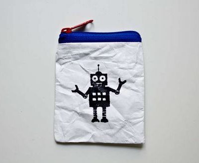 Motivtäschchen / Roboter klein