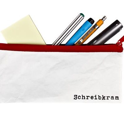 Täschchen / Schreibkram Verschluß oben
