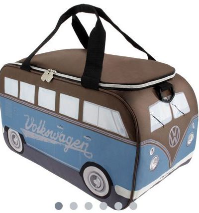VW Bus / Kühltasche Braun/Blau