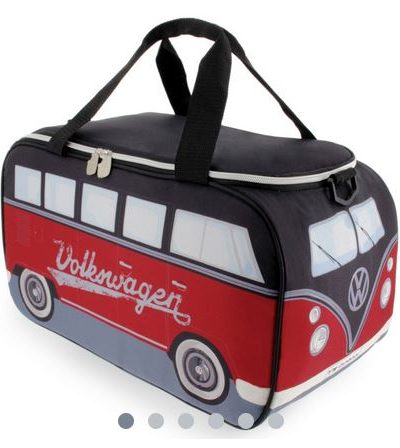 VW Bus / Kühltasche Schwarz/Rot