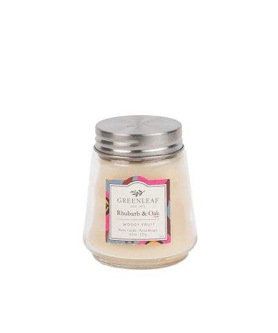 Petite Candle / Rhubarb & Oak