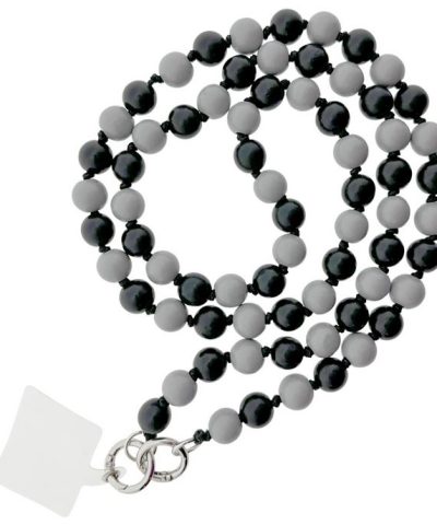 Handykette / Schwarz-Grau