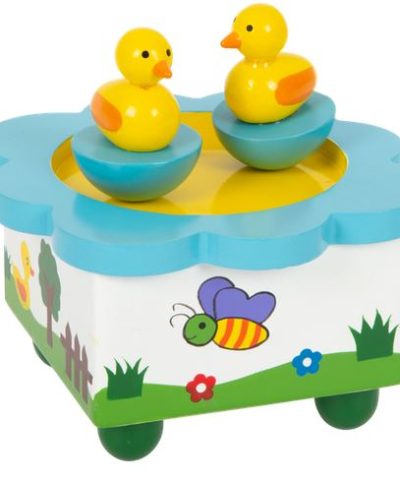 Holzspielzeug / Spieluhr Ententanz