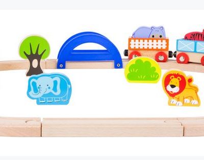 Holzspielzeug / Holzeisenbahn Mein Zoo